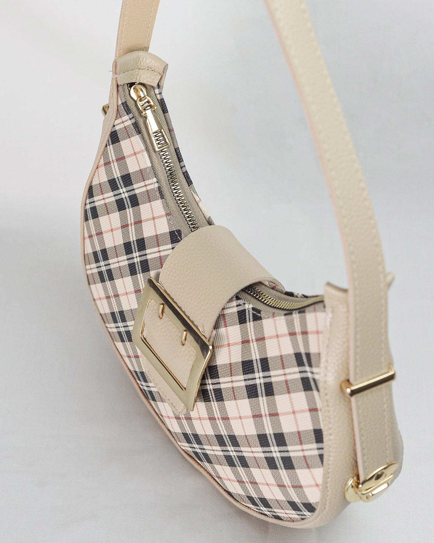 Heritage Buckle Bag β HB-02 (Beige)