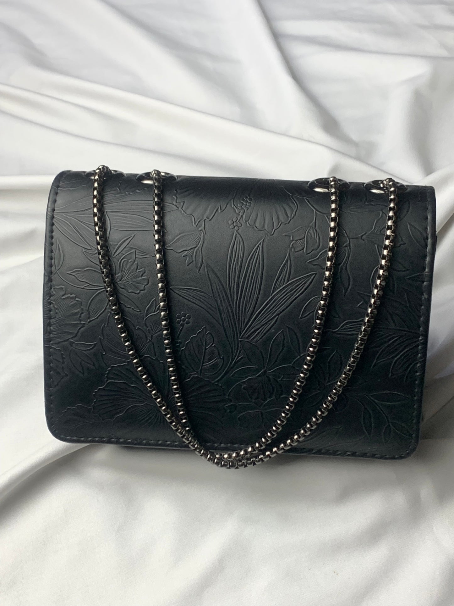New Arrival YSL Petal Black Crossbody Handbag