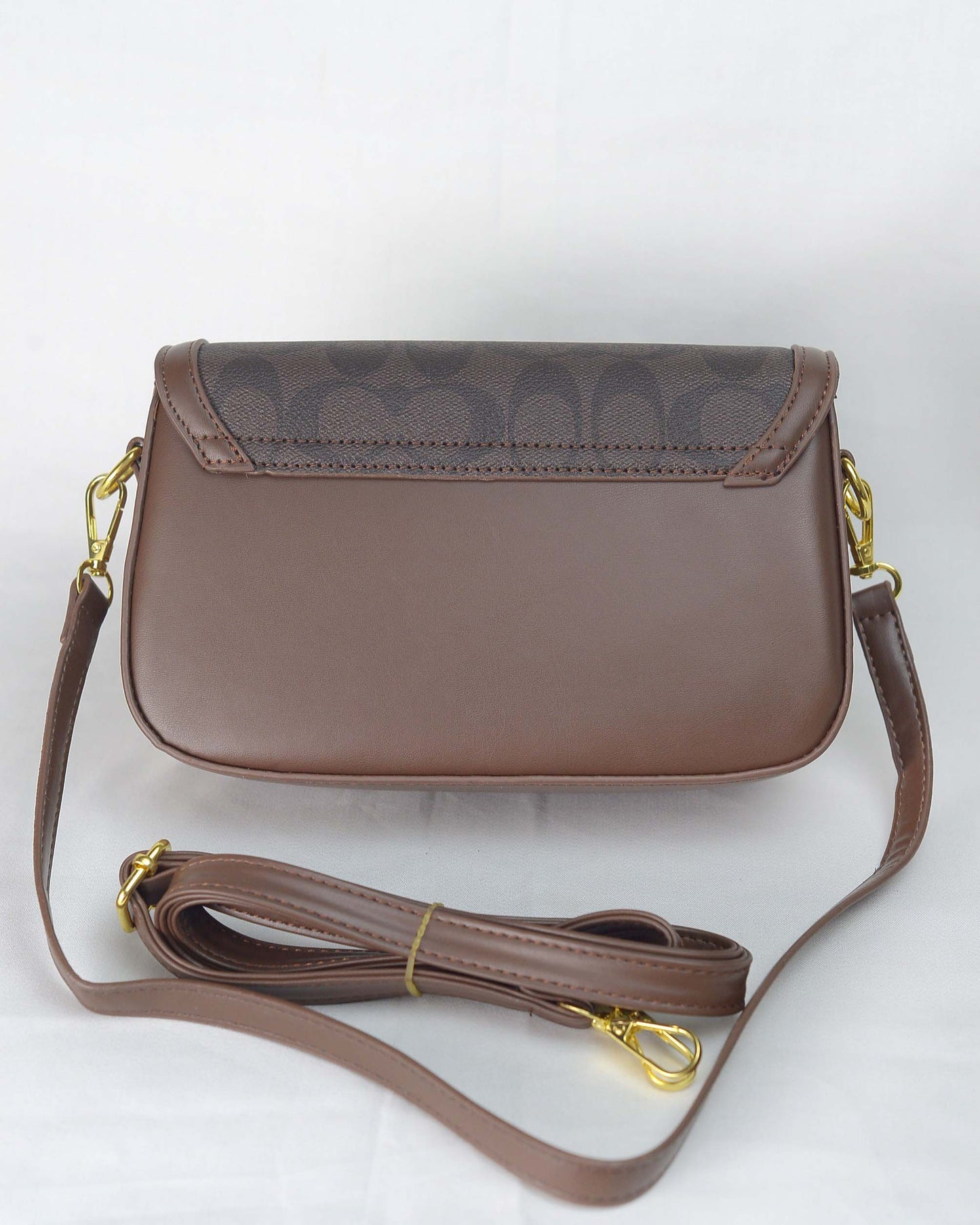 Premium Quality C Shoulder Bag-Brown