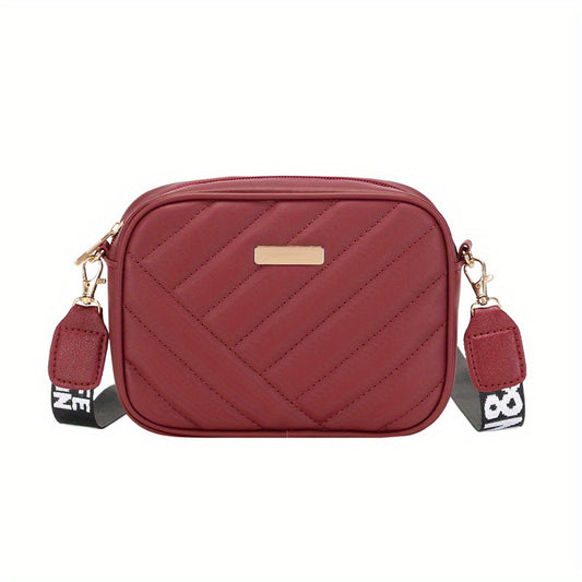 Aura Maroon Crossbody