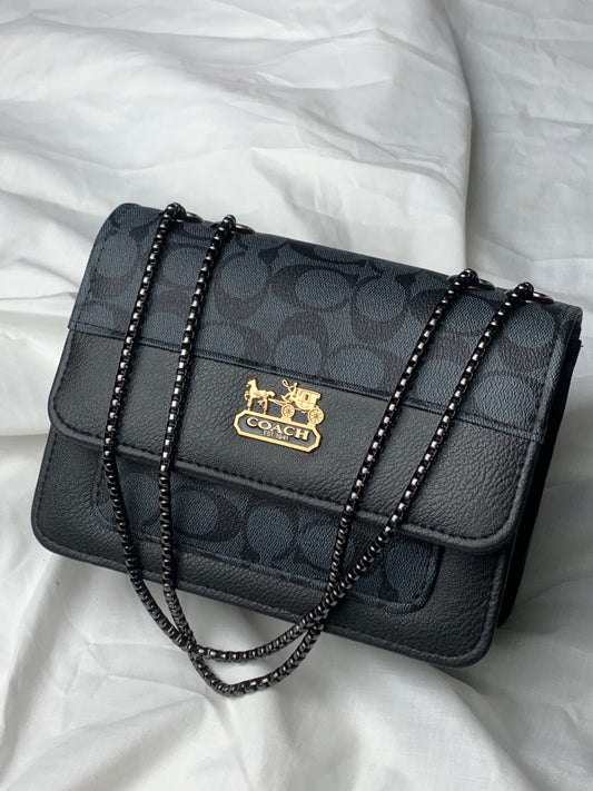 New Coach Black Crossbody Handbag