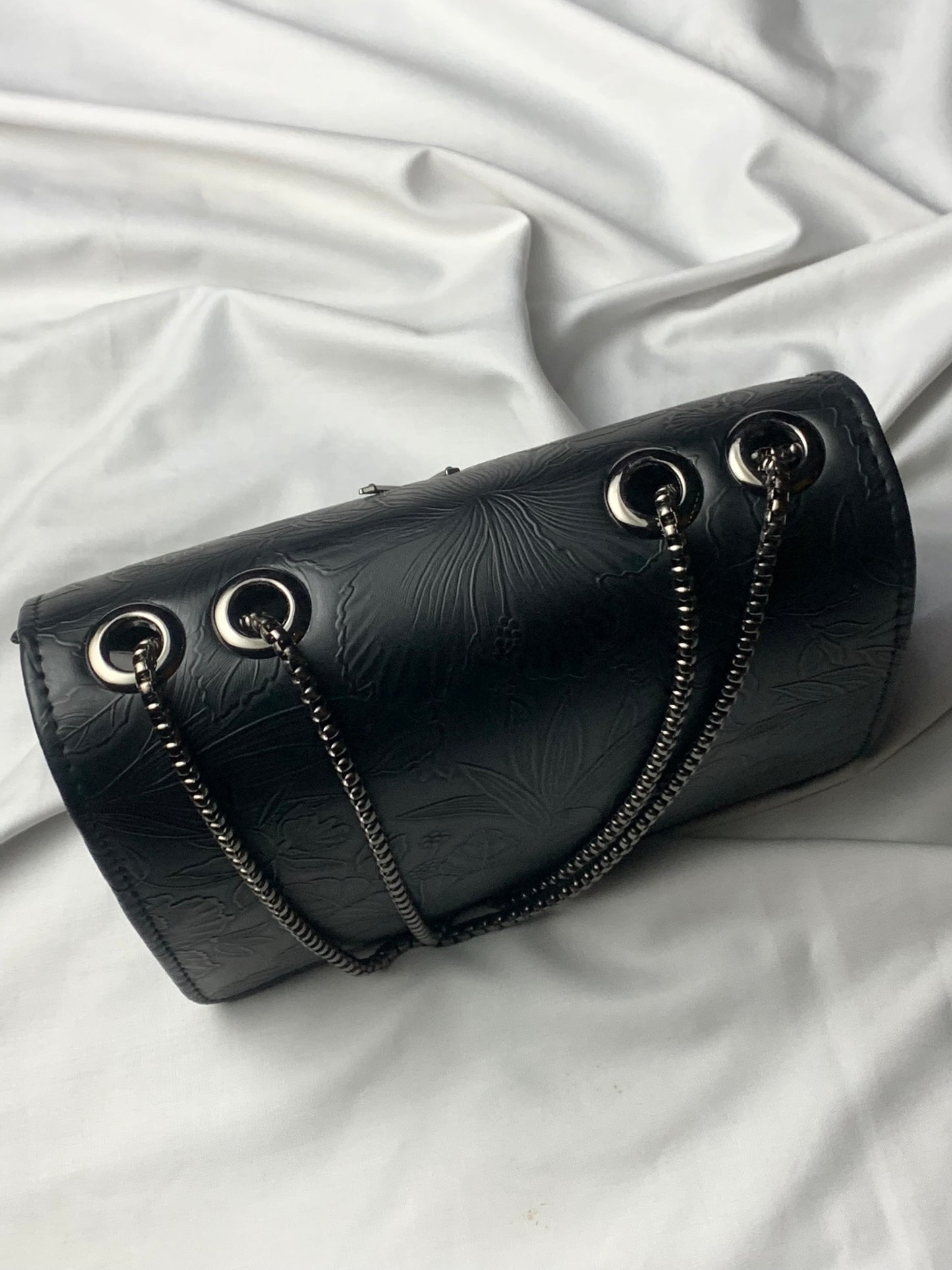 New Arrival YSL Petal Black Crossbody Handbag