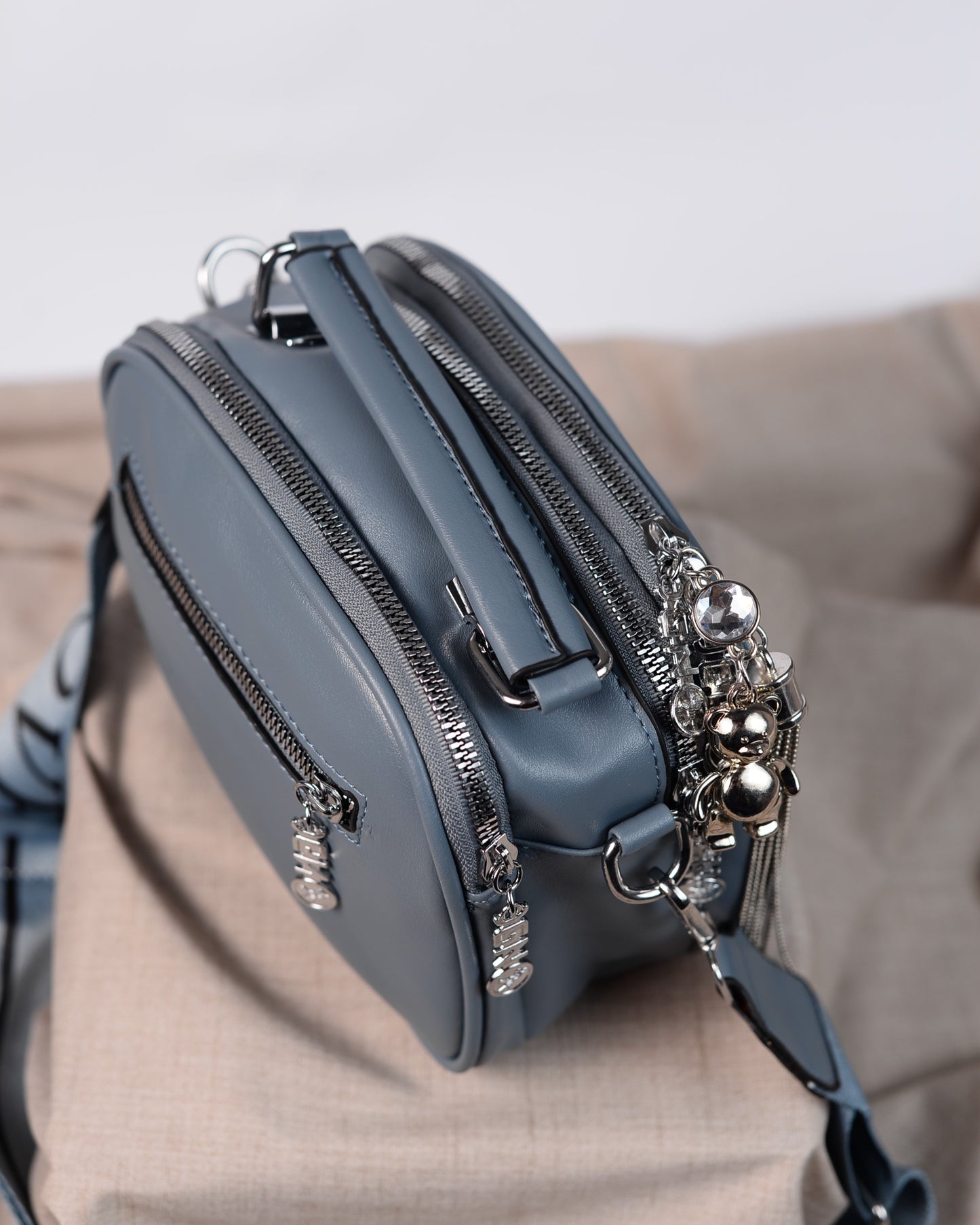 Criss Crossbody Bag- Blue