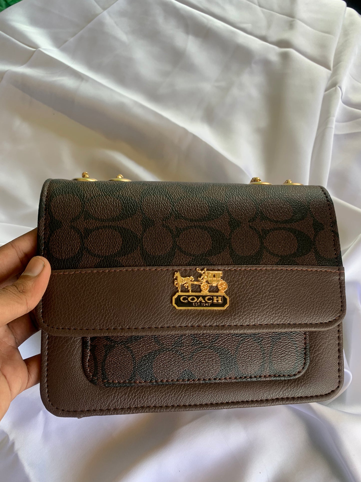 New Coach Dark Crossbody Handbag